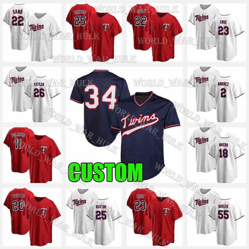 

34 Kirby Puckett Jersey Minnesota 3 Harmon Killebrew Twins 11 Jorge Polanco 22 Miguel Sano 29 Rod Carew Sanó 20 Eddie Rosario Baseball, Custom 2021 new cool base(shuangcheng)