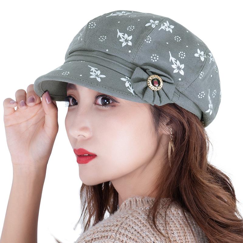

Berets Autumn Winter Style Beret Female Trendy Octagonal Cap Outdoor Fashion Wild