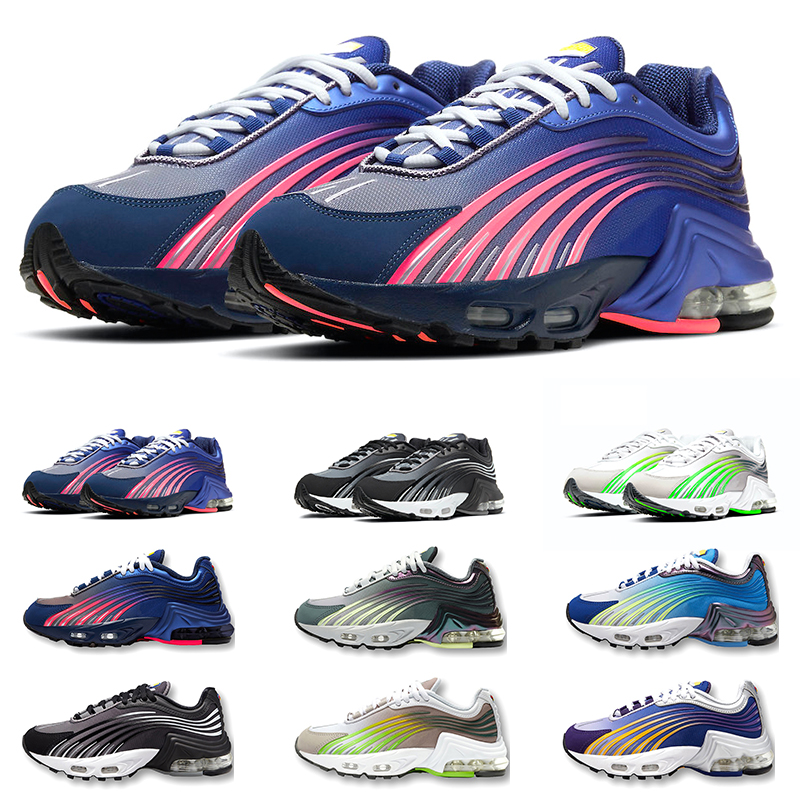 

Tn Plus 2 Tuned Running Shoes Chaussures Triple White Black Hyper Blue Green OG Neon Mens Womens Outdoor Trainers Sneakers Sports 5.5-10, #3 neon 39-44
