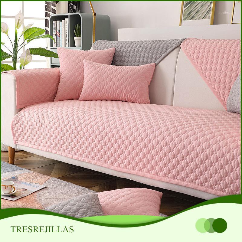 

Chair Covers Cotton Linen Sofa Cover Thicken Corner Couch Solid Color Slipcover Pet Dog Mat Cushion Blanket Living Room Decor