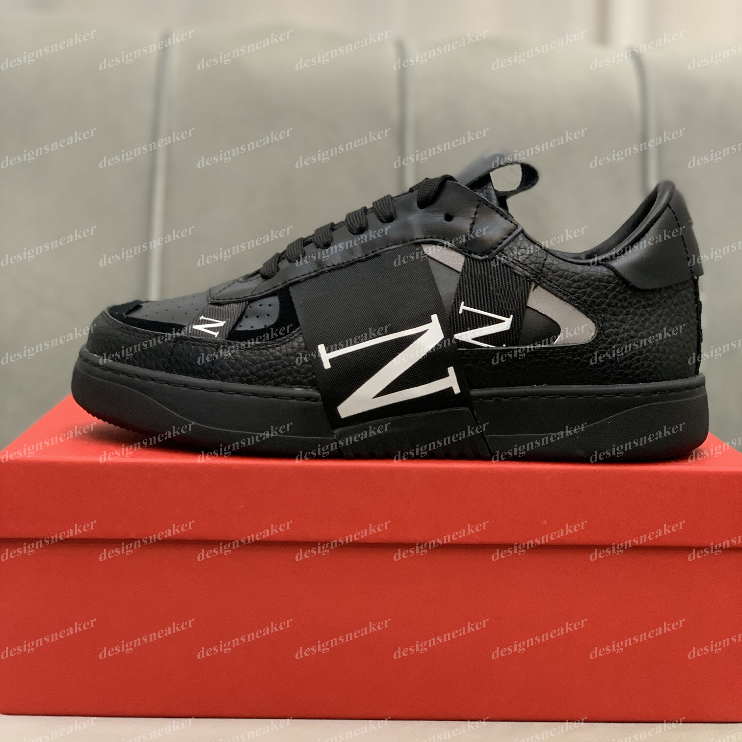 

Womens Mens Platform Casual Shoes Sneakers Top Quality Leather Printed Leisure Trainers Sneaker White Black conception Chaussures, #01