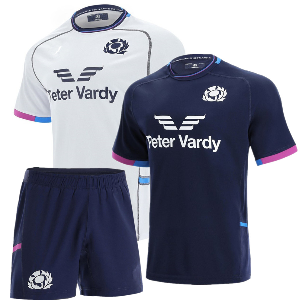 

rugby shorts 2022 Ireland Scotland Italy Welsh Rugby jersey HOME away Shirts 6 Nations Best quality SCOTLAND Wales Rugby shirt Jerseys big s, White;black