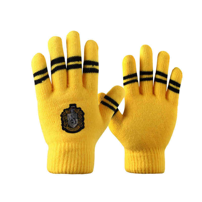 

Wholale Winter Women Men Acrylic Soft Glov Warm Animal Pattern Harry Knit Potter Knitting Thick Mittens