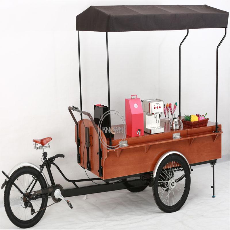 

Ice Cream Making Machine Adult Coffee Retail Bike Electric Tricycle Manufacturer Mobile Food Vending Cart For Sale