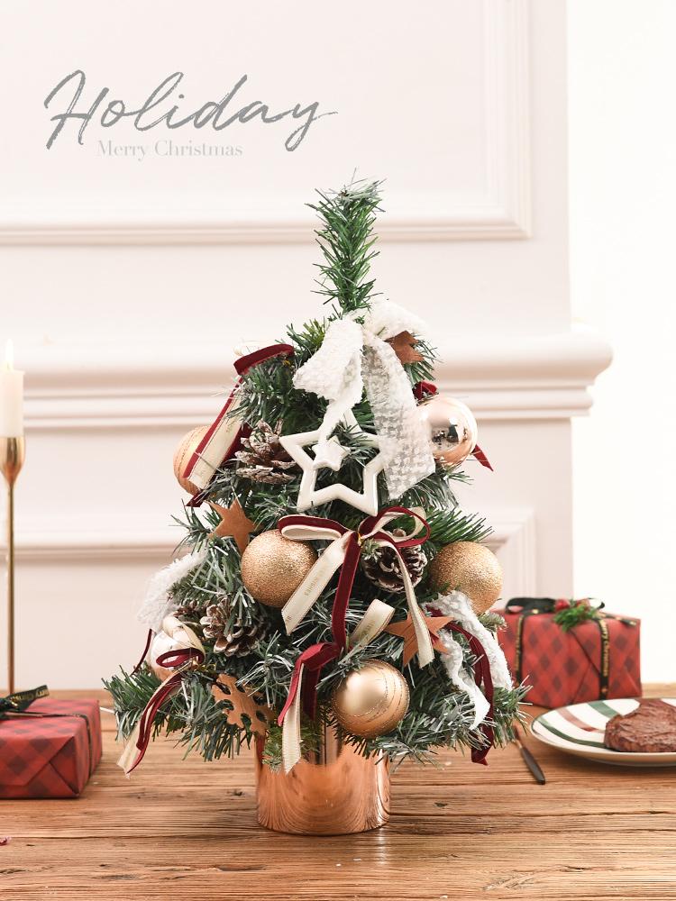 

Christmas Decorations 30/45/60CM Snowflake Mini Tree Home Small Desktop Decoration Package