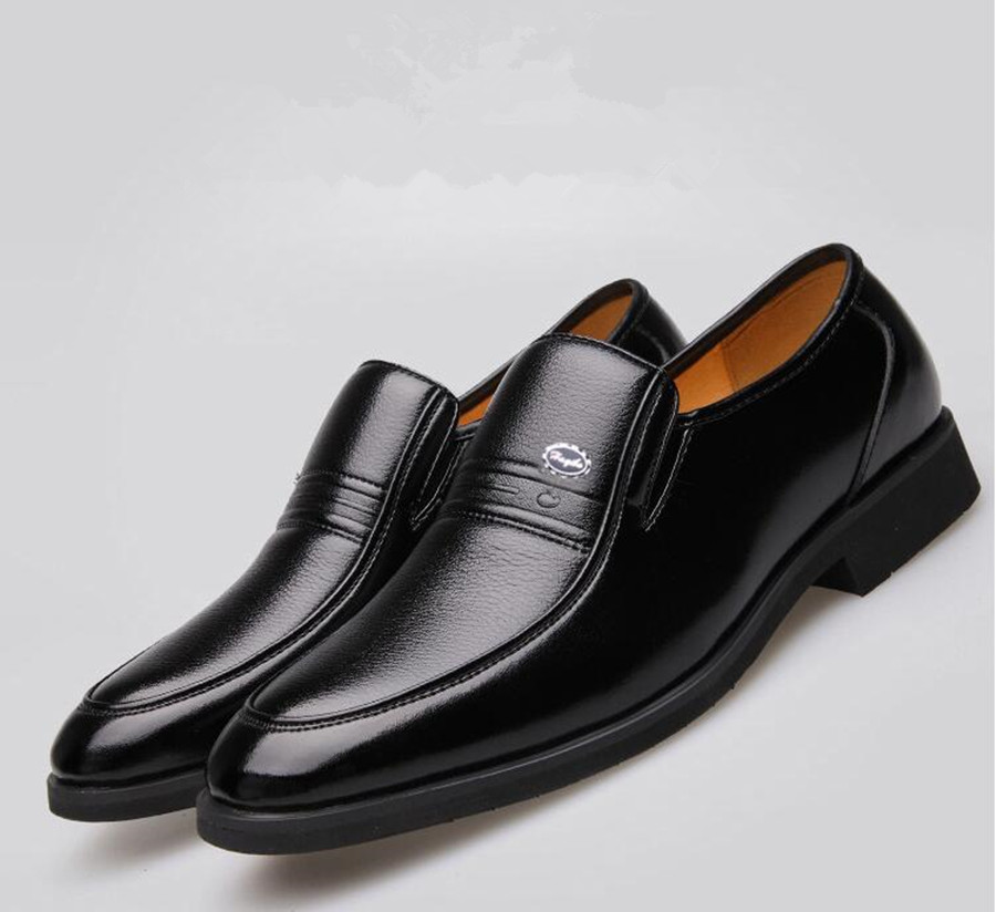 

Genuine Leather designer men Shoes loafers black red spike Patent Slip On Dress Wedding flats bottoms designer shoes for Business Party with big size -us11.5