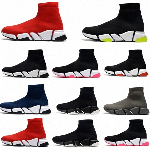 

Sock Speed Trainers balencaiga trainer Black Red Triple 2.0 Flat Socks Boots Sneakers Casual Shoes 35-45 new 41zy#, Dust bag