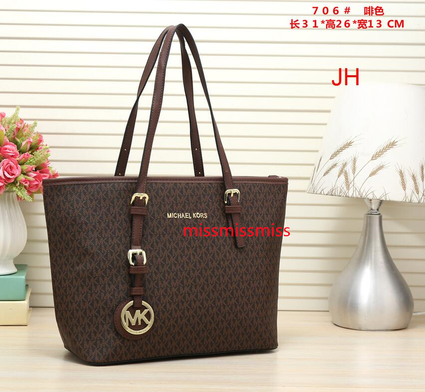 

020 michaelmkkors women's Leather chain bag handbag Shoulder Bag Envelope bag Crossbody bags Shopping Bags women messenger bags, Black;brown