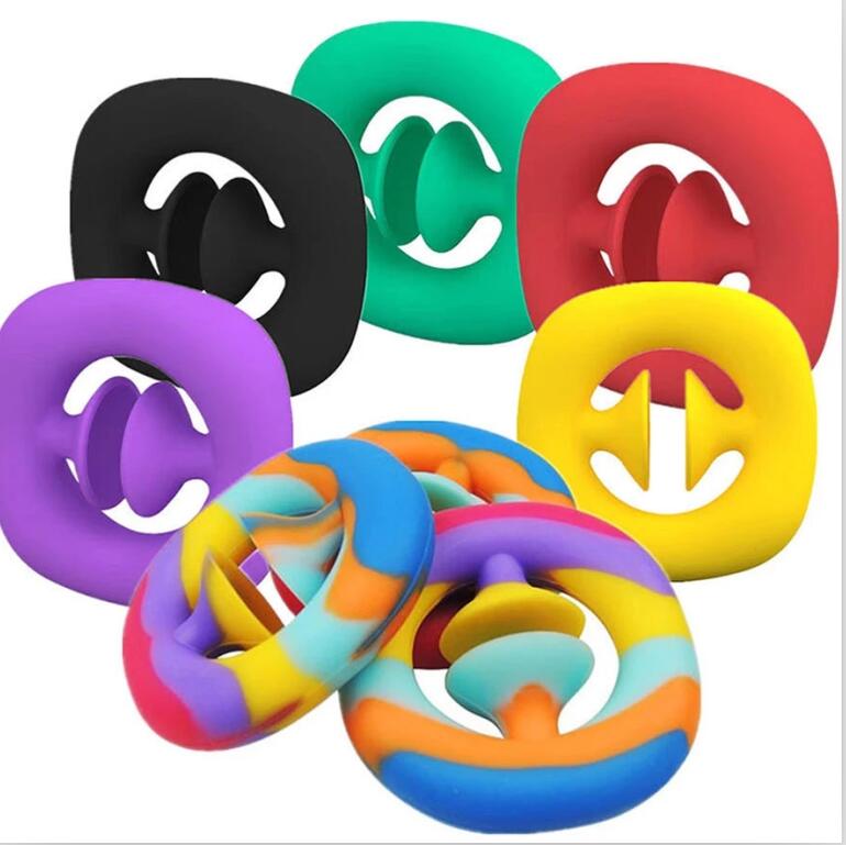 

Silicone Fidget Toy Snap Hand Grab Antistress Toys Autism Special Needs Stress Relief Calming Simple