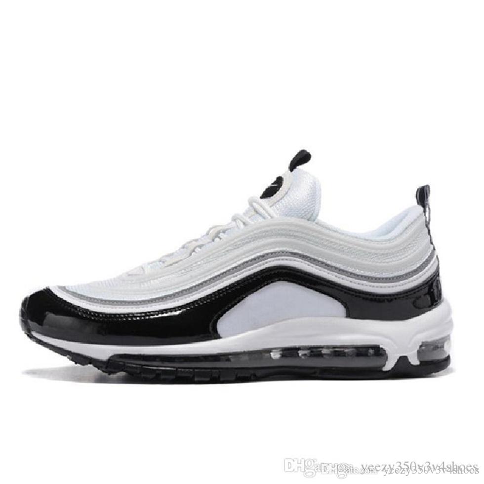 

2022 Boots Arrival 97 Sports Running Shoes Undefeated White Ghost Satan Halloween Mens Womens Jesus 97s air cushion Trainers Sneakers 36-45, Black