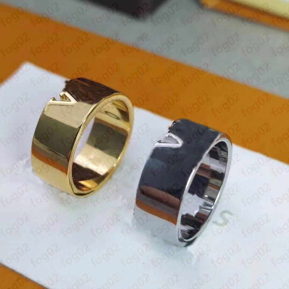 

European Brand Gold Ring Plated Letter L Fashion Pearl Vintage Charms Rings for Wedding Party Finger Costume Jewelry