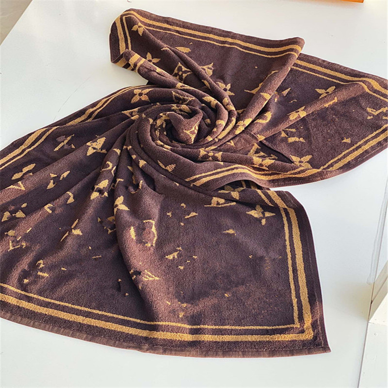 

2021 summer style bath towel luxury fashion cotton beach towels high quality top classic home gift, See details below
