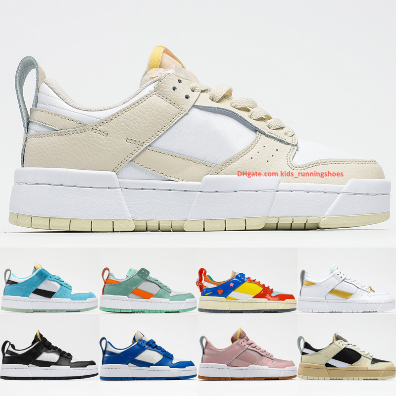 

SB Low Disrupt Sneakers Sail Desert Sand Sea Glass Hyper Crimson Metallic Gold Black Gum Game Royal Outdoor Mens Womens Casual Running Shoes, 01 sail desert sand