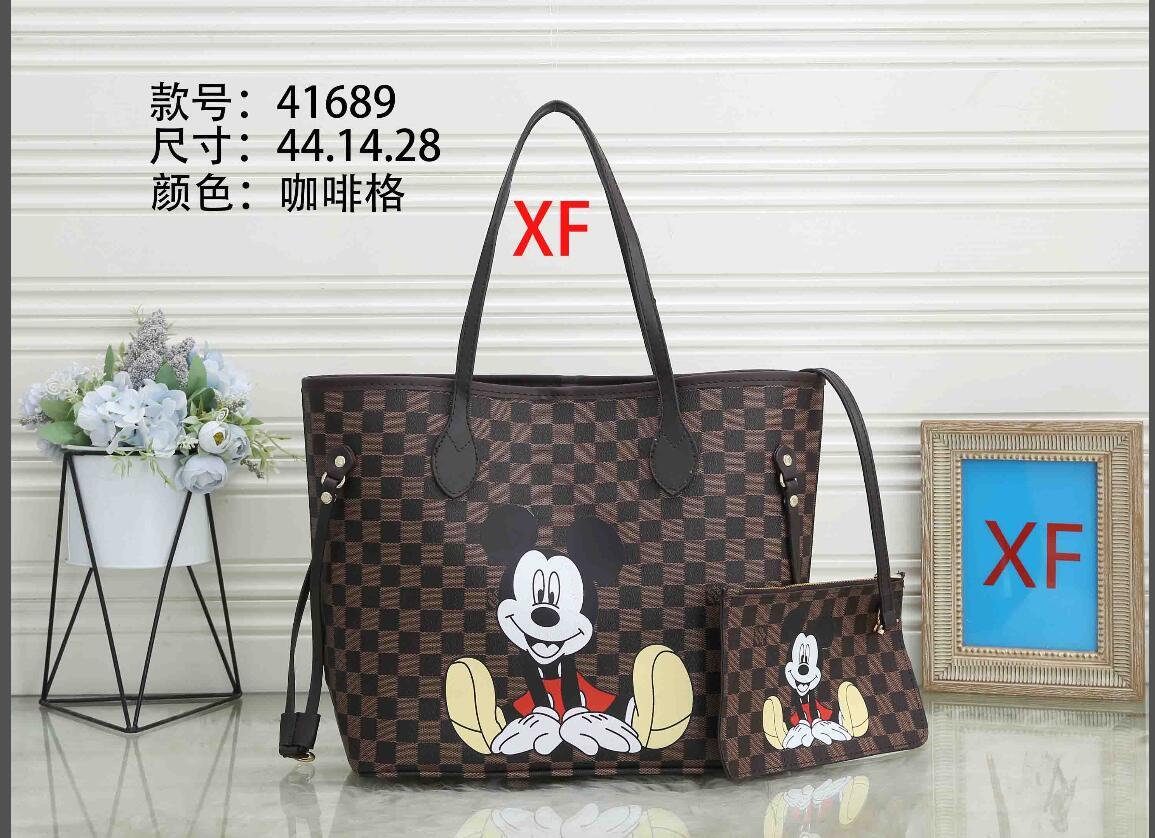 

LVLOUISVITTON Bag&#132VUTTON 2pcs/set shopping bag handbags High-quality women shoulder bags leather messenger bags