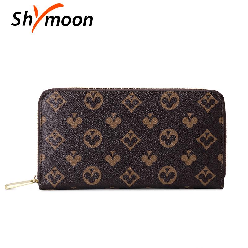 

Luxury Designer Women Long Wallet And Clutch Purse Handbags For Male 2021 Men Zipper Phone Bag Wallets, Changqianbao-brown