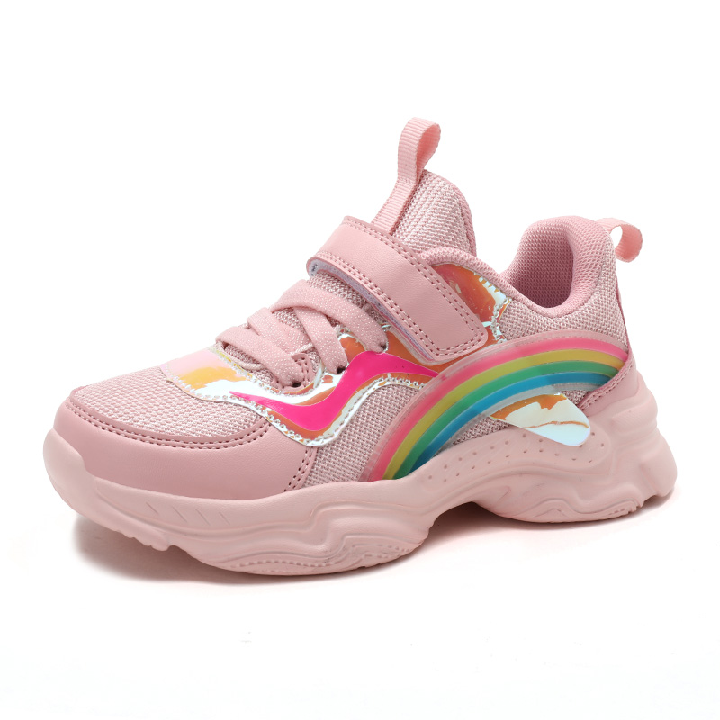 

Spring New Kids Pu Leather Shoes Baby Girls Sport Sneakers Children Shoes Boys Fashion Casual Shoes Soft Brand Trainer, Black