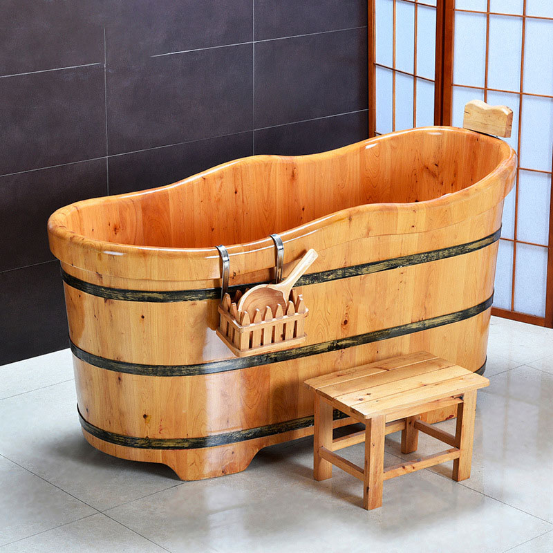 

Other Bath & Toilet Supplies Bathtub cedar wood health care unique patent manufacturing