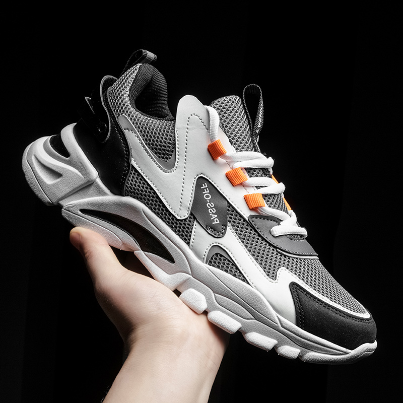 

Summer Women Men Running Shoes Casual Students Outdoor Sports Sneakers Black Beige Grey Size 39-44 Code 65-727