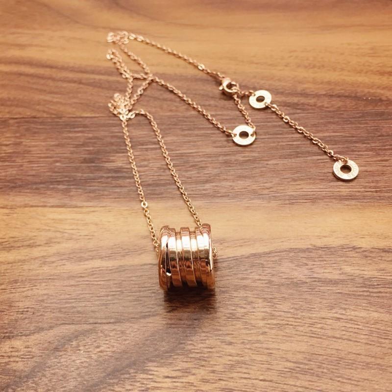 

Link, Chain Korean Fashion Men's Pendant Titanium Steel Couple Necklace