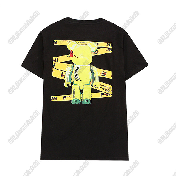 

Europe and American style t shirt off Fashion Luxury Printed shirts white Casual Street tee High Quality Brand tees topstoney monclair essen, White;black