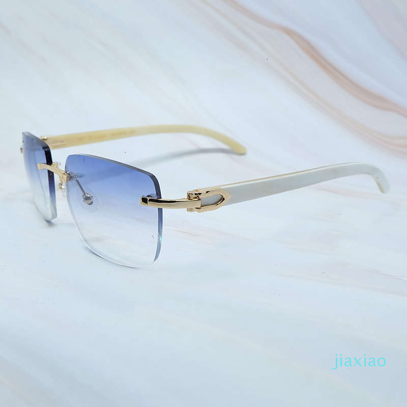 

Ienbel Large square Make Designer glasses Women Random Buffalo horns Glass Vintage Sunglasses Men Eyewear