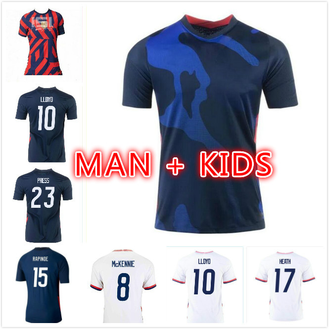 

2021 2022 MCKENNIE Men Kids Christian Soccer Jersey Alex Morgan Julie Ertz Megan Rapinoe Press Lloyd Heath Yedlin Dempsey Football Shirts, Black;yellow