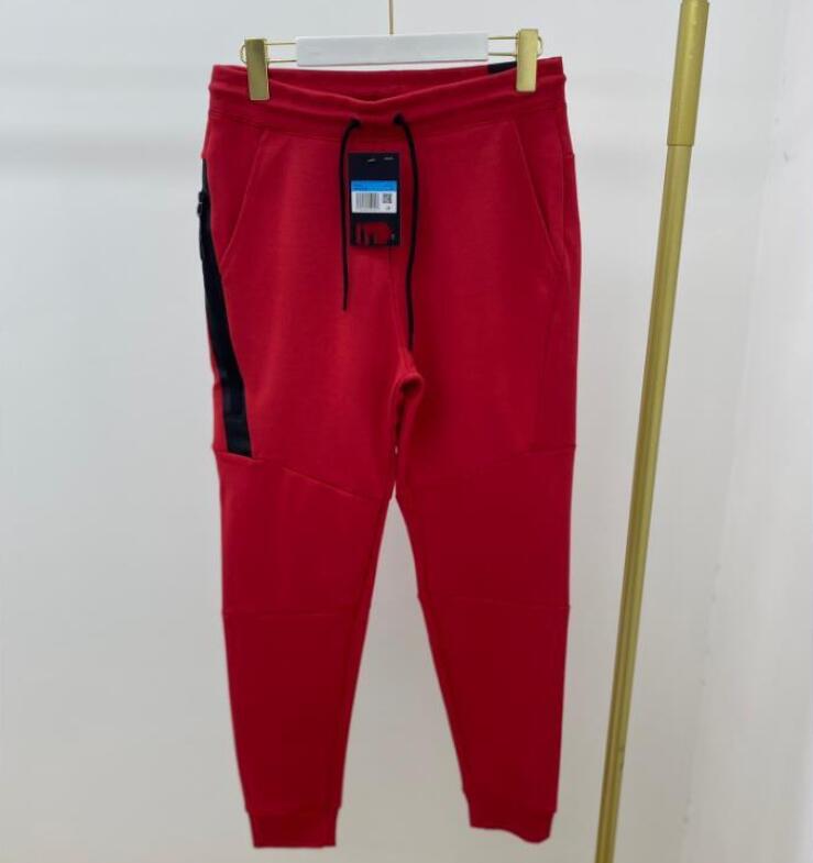 

2021 new Mens Designer Tech Fleece Sport Pants Trousers Hip Hip Streetwear Men's Sport Brand Space Cotton Running pants, Black;white