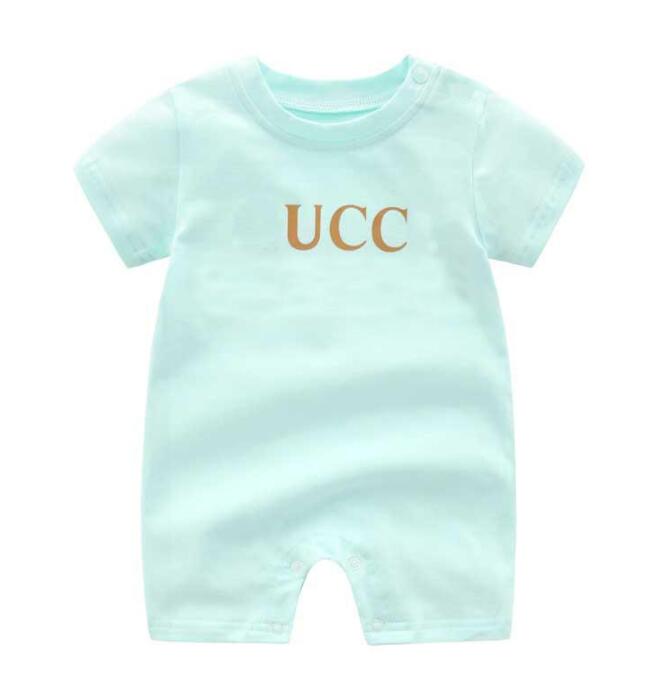 

Baby Rompers boy girl kids summer high quality short-sleeved cotton clothes 0-2 years old newborn Designer Jumpsuits