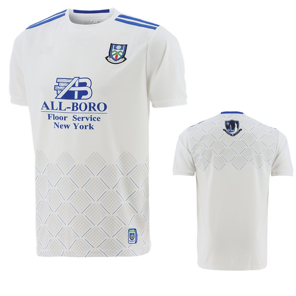 

2022 Monaghan NEW YORK GAA 2-Stripe Home Jersey Ireland shirt Cricket Baseball softball shirts jerseys big size 5xl, White