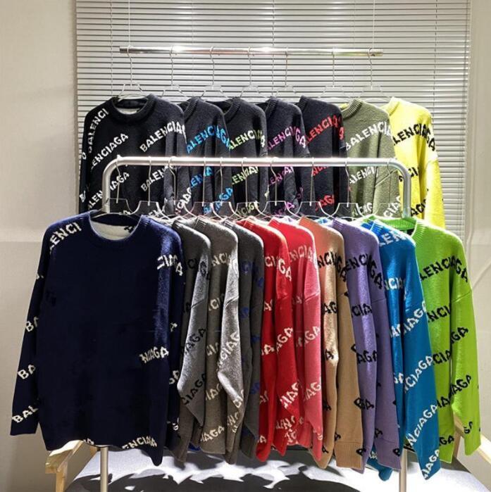 

Mens Womens sweatshirt high quality Designers casual sweaters Embroidery Knitwear LUXE Sweatshirt balancai Winter Clothes Classic series letter jacquard