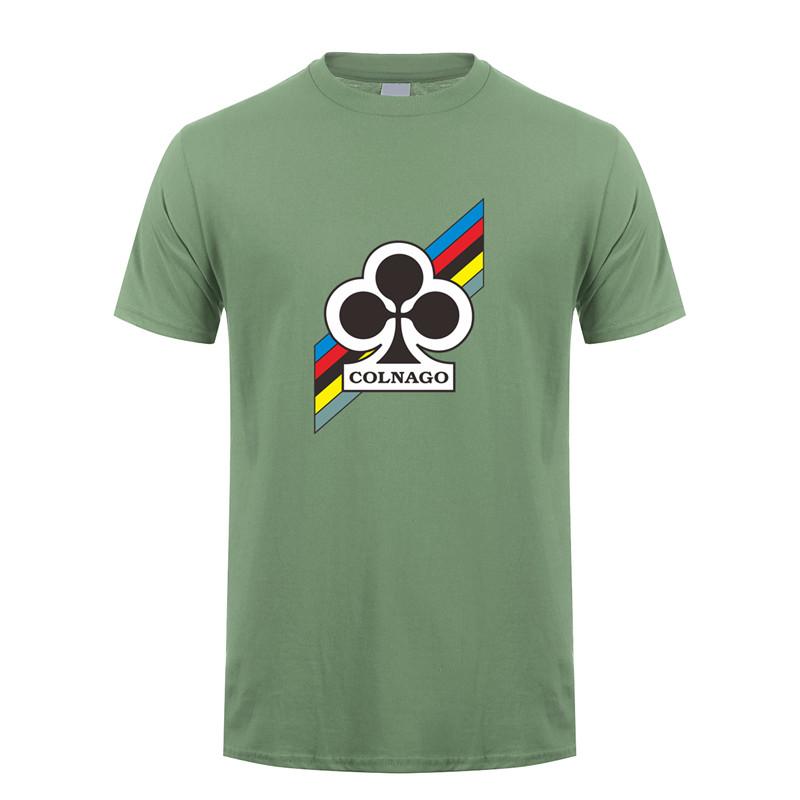 

Men's T-Shirts Summer Colnago Biciclette T Shirts Fashion Short Sleeve Cotton O-neck T-shirt -021, Black