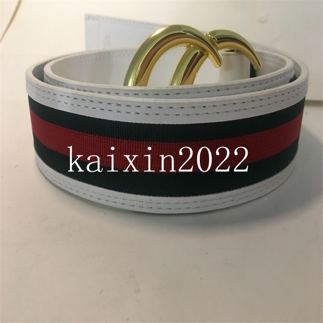 

2021 Belt G Buckle Fashion Genuine Leather Women Belts For men Letter Double 105-120CM no box, Black;brown