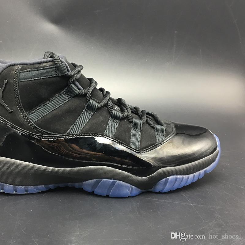 

Air 11 Cap and Gown Prom Night Blackout 378037-005 11s XI Women Men Sports Shoes Sneakers Good Quality Trainers Kicks With Original Box Chau