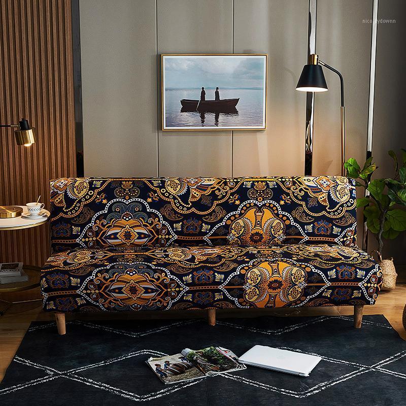 

Chair Covers Couch For Sofas Armless Folding Sofa Bed Cover Elastic Slipcover Settee Stretch Futons
