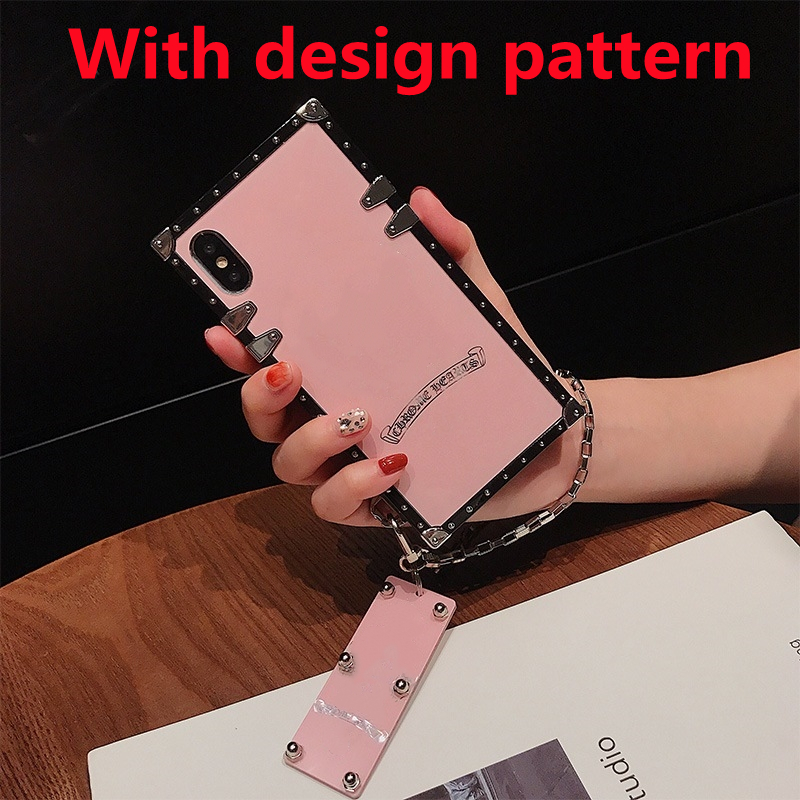 

Top fashion Phone Cases Luxury Square Classic soft Designer For iphone 12 11 Pro Max XR XS samsung S9 S10 PLUS S10E NOTE 8 9