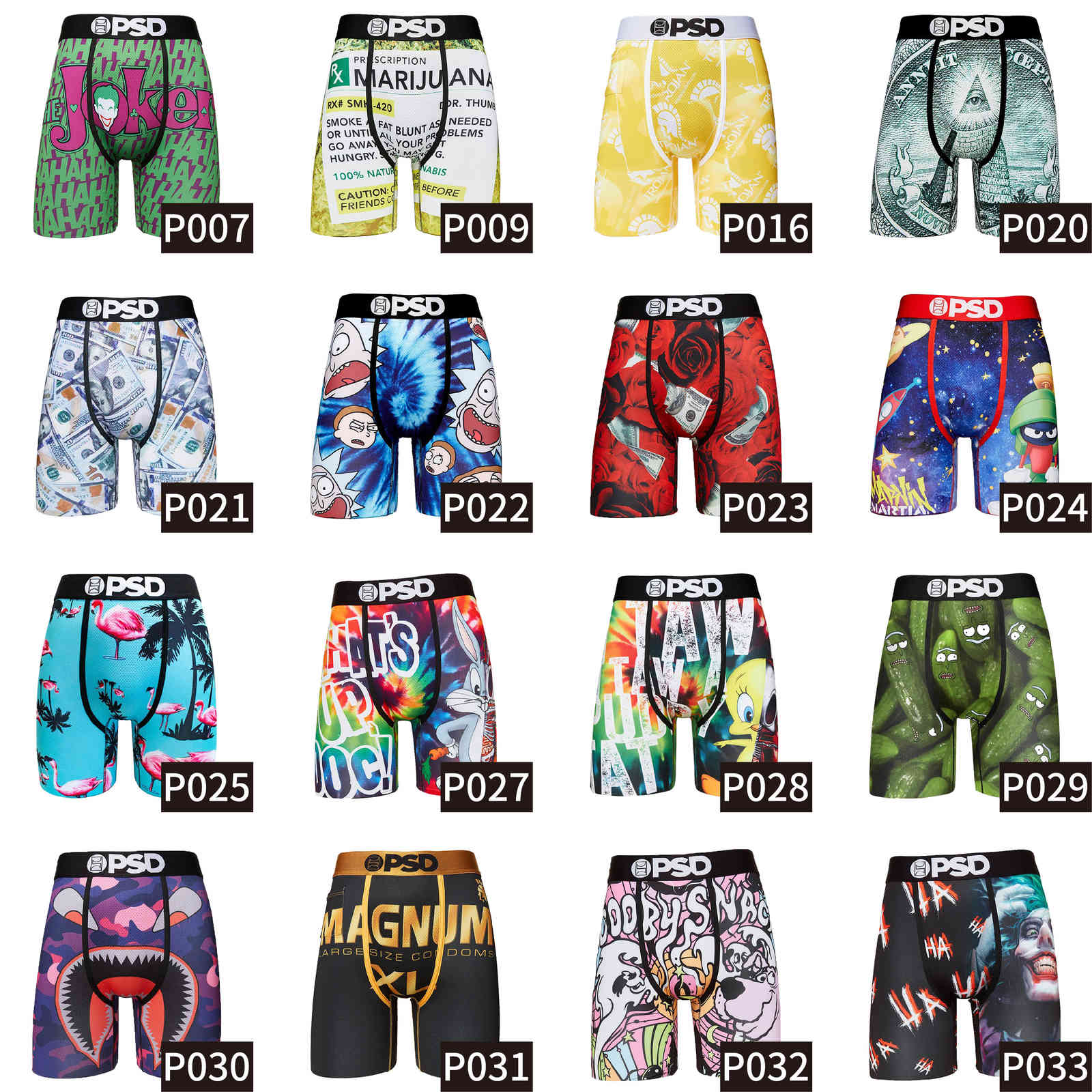 

zhcth PSD Red Bandana classic style mens Underpants boxers briefs PSDunderwear wholesale underwear, Random style