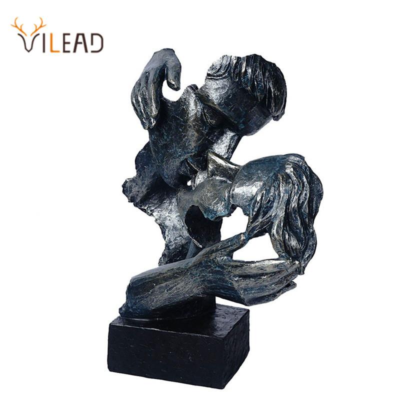 

Retro Lovers Stattues Resin Vintage Valentine Statue Home Decoration Living Room Interial Decor Accessories Sculpture Decorative Objects & F