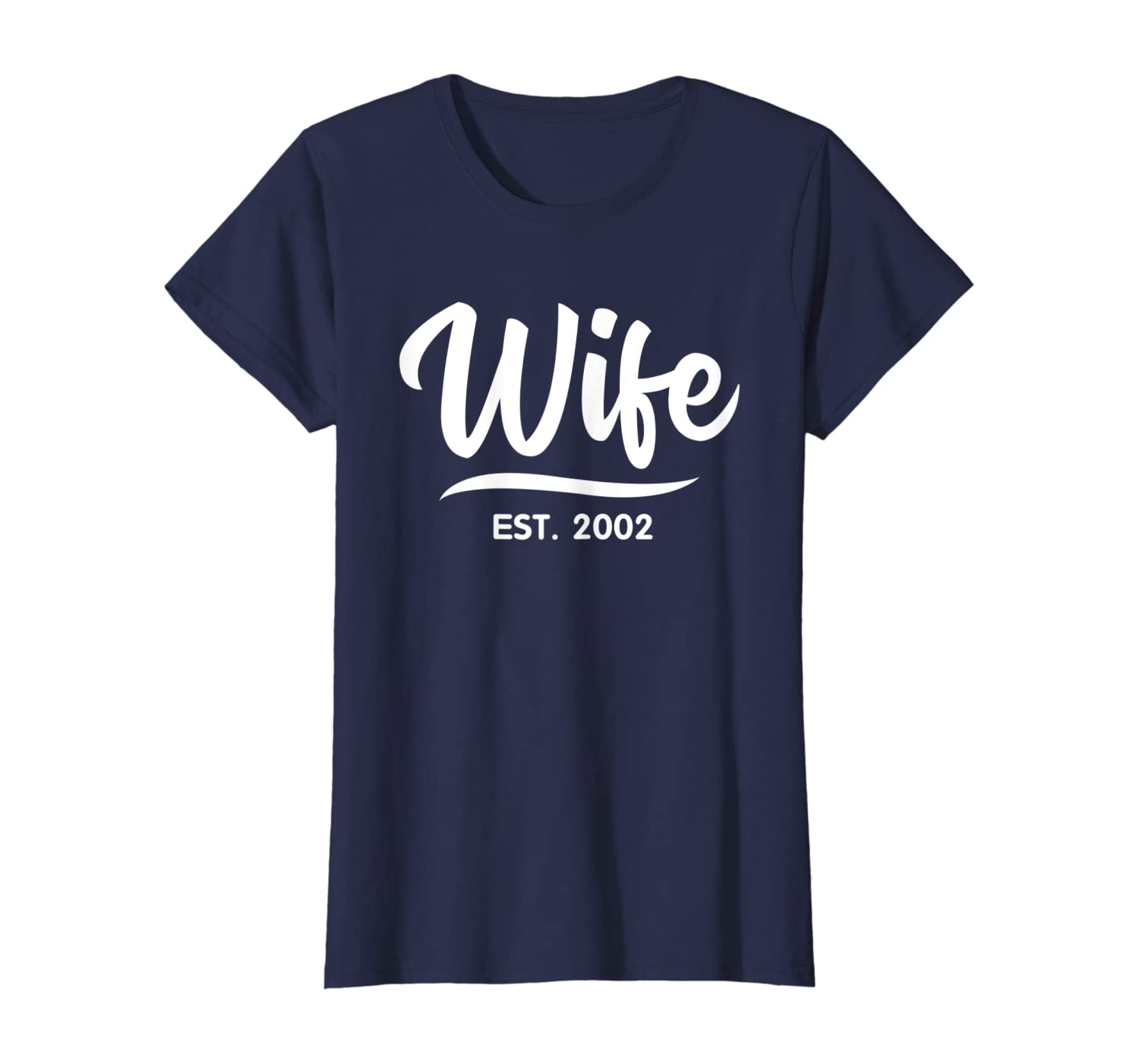 Womens Wife Est 2002 Shirt - 17th Wedding Anniversary Gift For Her-image-699227432