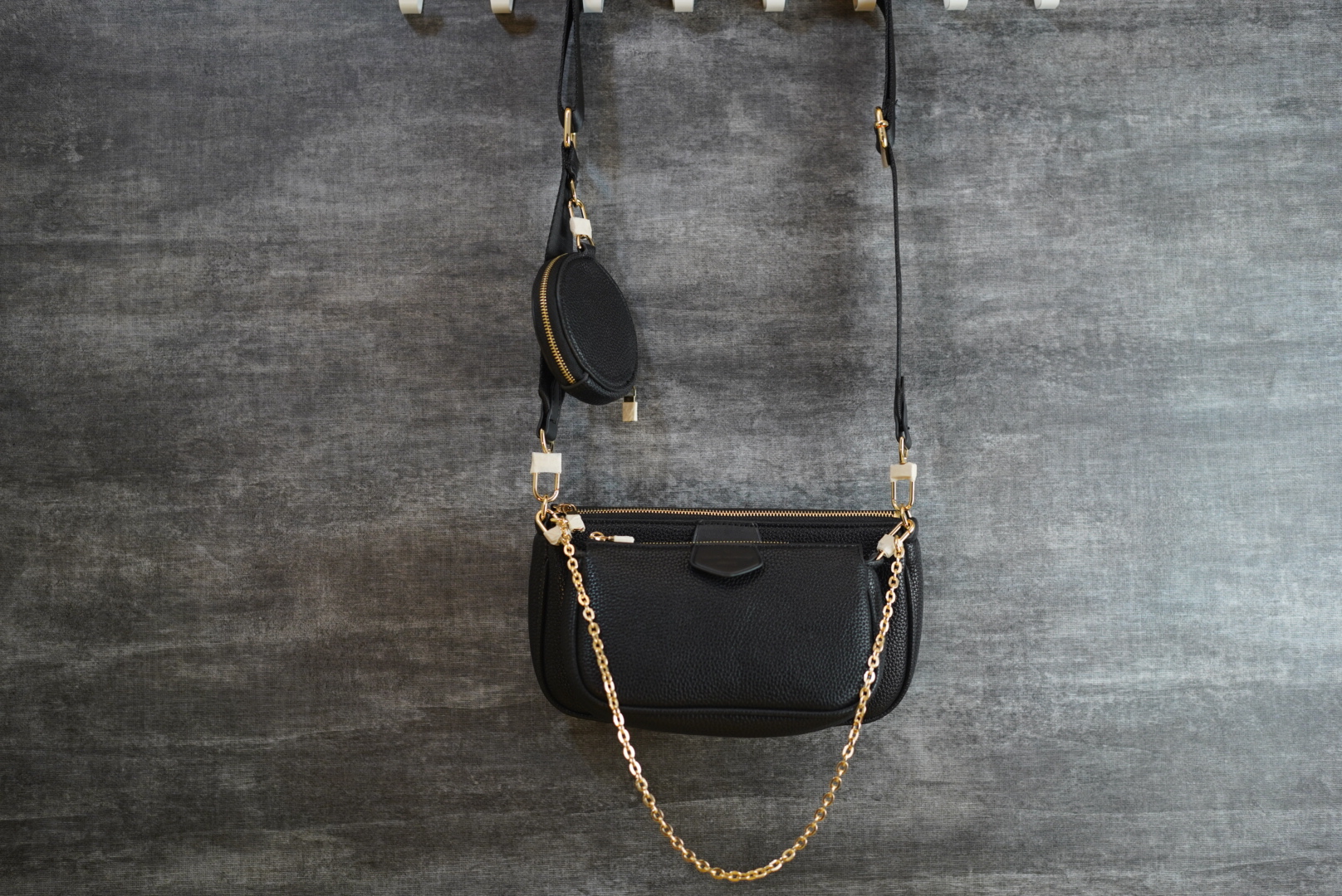 

Shoulder Bags Totes Bag Womens Handbags Women Crossbody Purses Leather Clutch Backpack Wallet with good lether Wash makeup handbag taurillon Black embossed letter