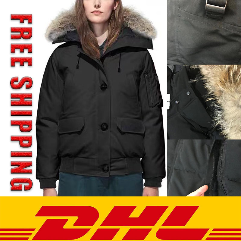 

Winter Parka Coat women men Wolf fur Hooded Canada Down Jacket top quality Outerwear 90% white Duck down coats, As pic