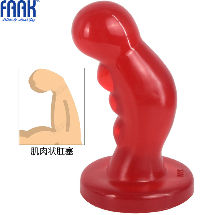 Massager Faak Round Head Smooth Anal Plug Male and Female Masturbation Device Husb Wife Sex Toys Manual Massage Orgasm Stick-image-732634339