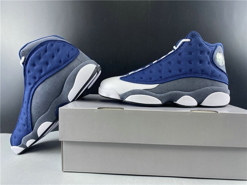 

New Exclusive 13 Navy Flint Grey White University Blue Athletic Designer Shoes Real Carbon Fiber Fashion Chaussures Trainers Best Quality, Black