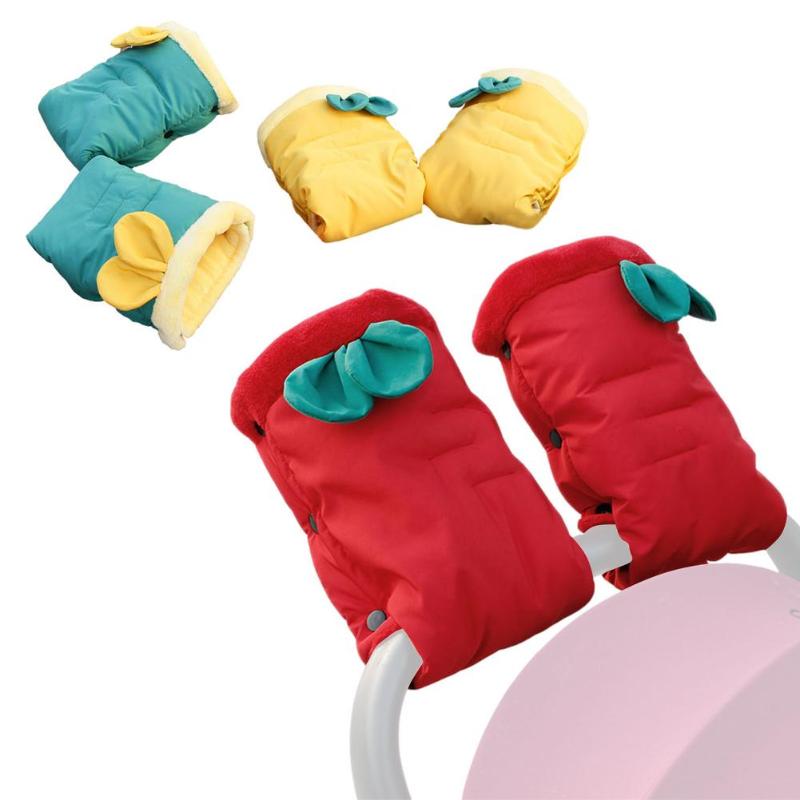 

Stroller Parts & Accessories Baby Warm Gloves Winter Extra Thick Water Proof Armrest Cover Kids Toddler Pram Pushchair Car