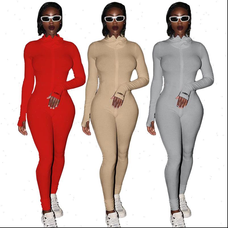 

white knitted bodycon women jumpsuits lucky label overall long sleeve skinny rompers womens female, Black;white