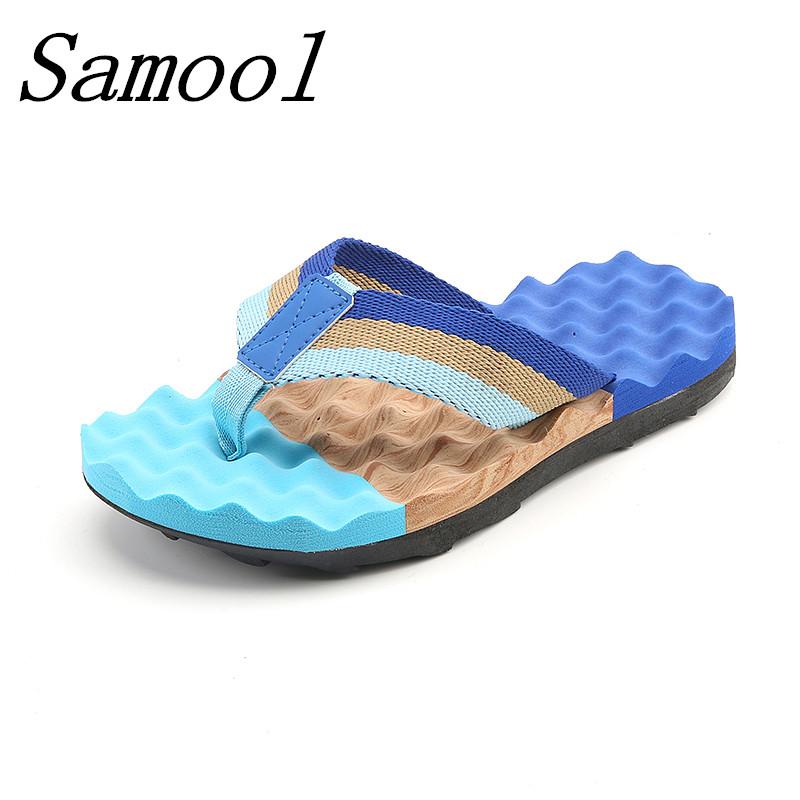 

Sandals Summer Men Flip Flops Male Mixed Color Slipper Casual PVC EVA Shoes Massage Fashion Beach Leisure Home Slippers Fx2, Black