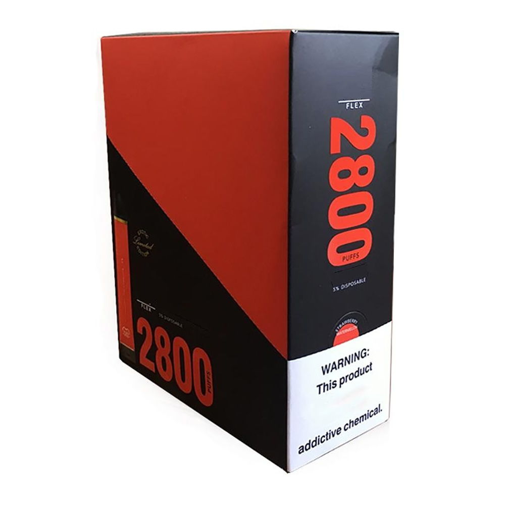 

Brand New PUFF FLEX Disposable E-Cigarette 2800 Puffs Bars Vape Pen 1500mAh Battery 10ML Pods Cartridge Pre Filled Vaporizers Portable Vapor Devcice