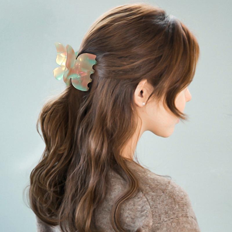 

Hair Accessories Solid Color Claw Clip Large Barrette Crab Bath Ponytail For Women Girls Gift