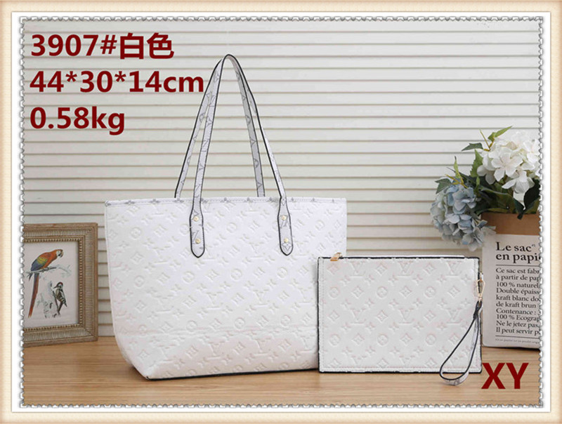 

Fashion Crossbody Shoulder HandBag Women Purse Messenger Bags Wallet Tote Clutch LV Louis Bag Vitton YSL 2-3907 2pcs/set, Red;black