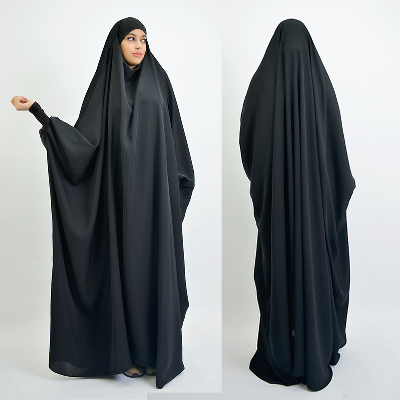 

Ramadan Muslim Women Dress Hooded Prayer Garment Djellaba Jilbab Abaya Ramadan Gown Abayas Islamic Niqab Burka Jubah Eid Abayas