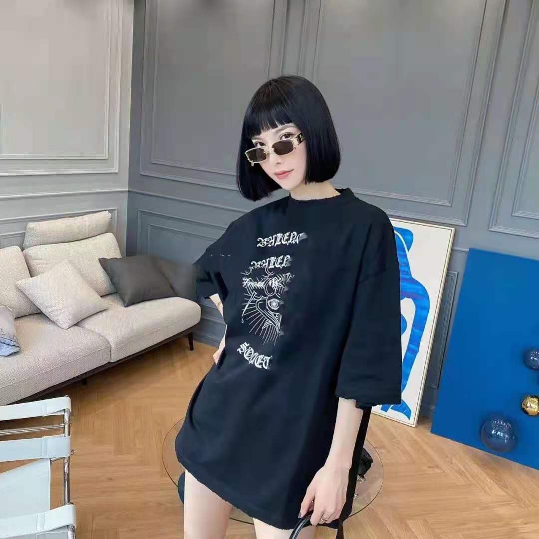 

Luxury design The right version summer home * front and back printed short sleeve T-shirt, Black